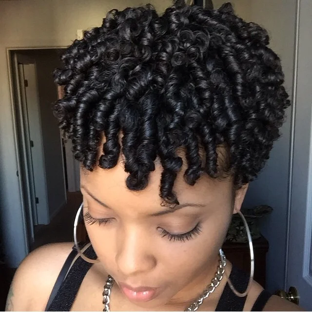 Natural Hair Style Finger Coils — I am Team Natural