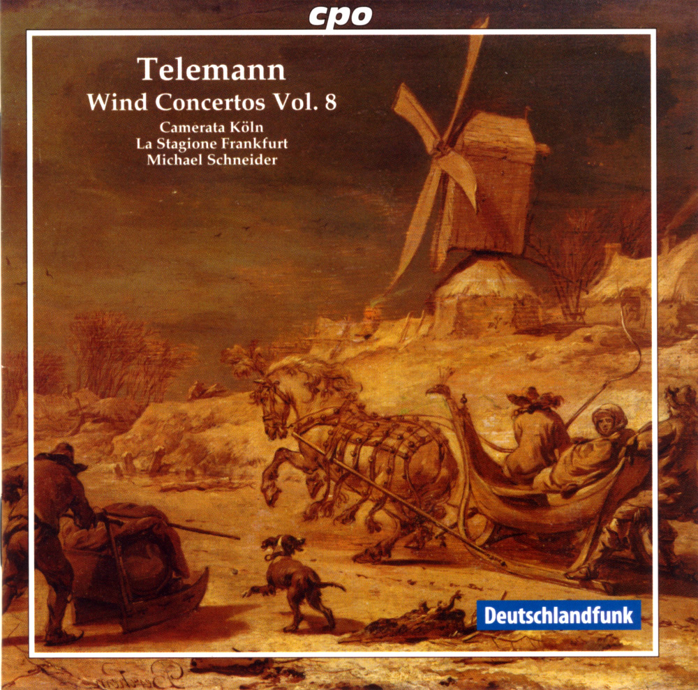 Volume 8 of 8, featuring concertos by G. P. Telemann
