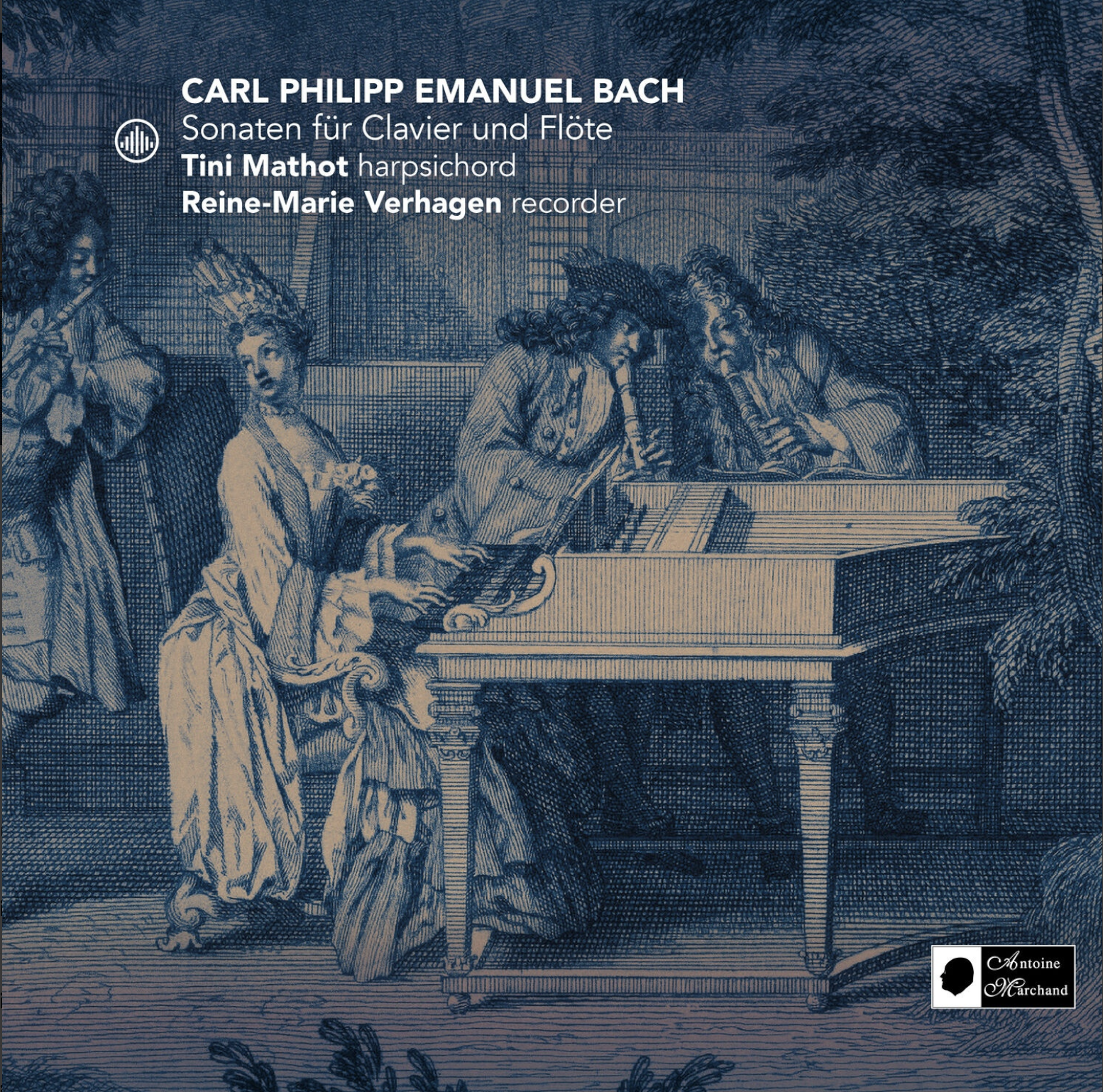C.P.E. Bach: Sonatas for Clavier and Flute • Mathot/Verhagen