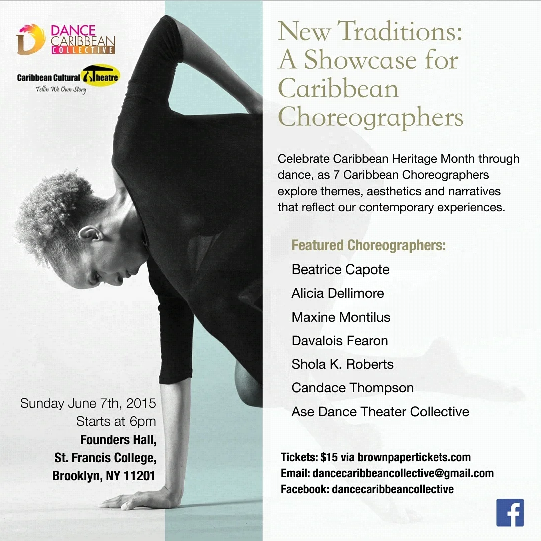 Dance Caribbean COLLECTIVE presents - New Traditions: A Showcase for Caribbean Choreographers