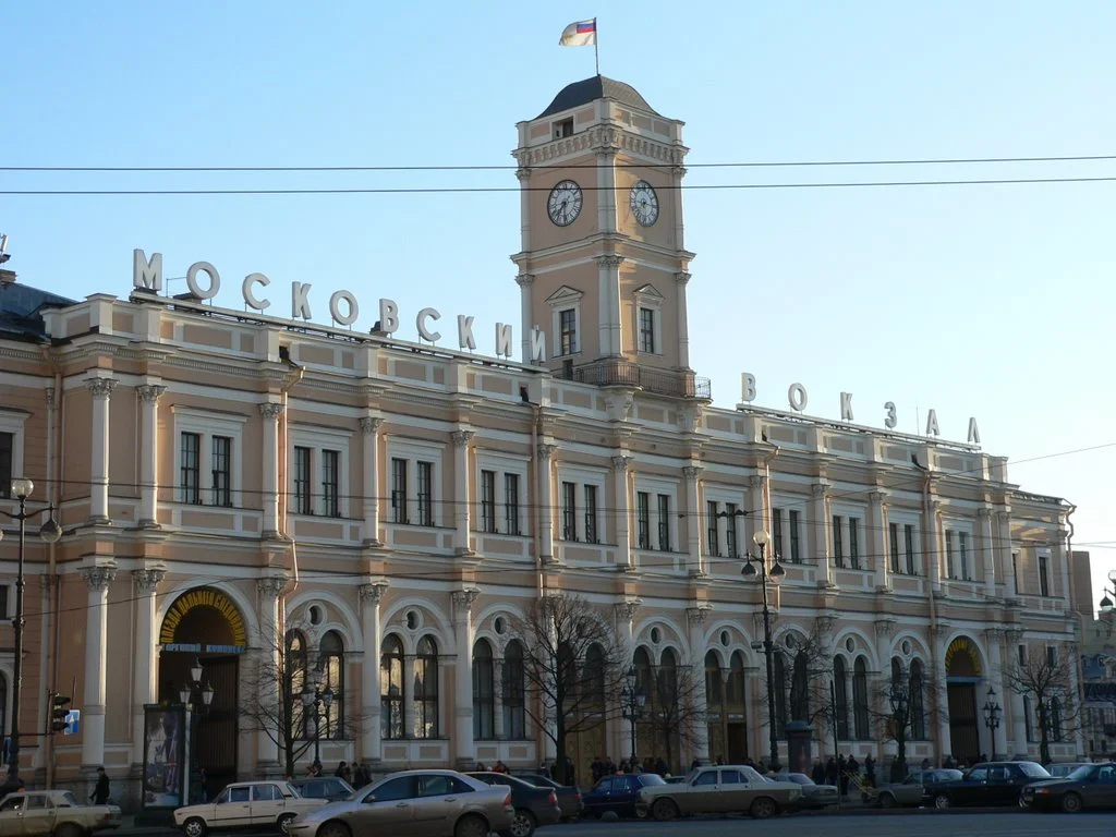 Het Moskou Station in Sint-Petersburg