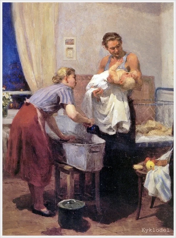 V.Agababajeva-Sjebasjeva - Thuis (1955)