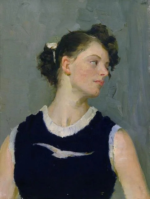 V. Nepostajev - Portret van sportvrouw S. Ptsjolkina (1957-1958) (3)