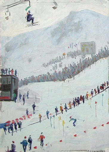 Slalom. Grenoble. (1968)