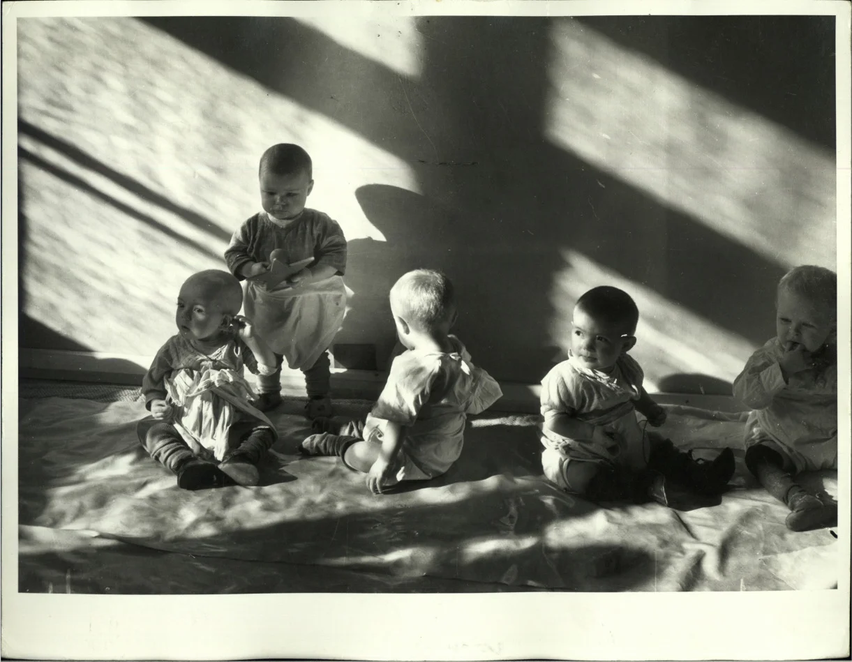 Crèche van traktorfabriek