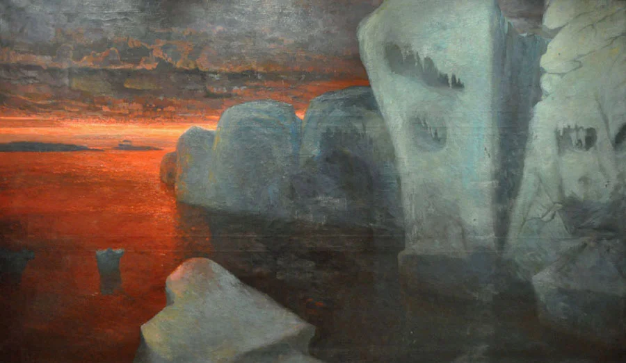 Aleksandr Borisov - Zonsondergang (1906)