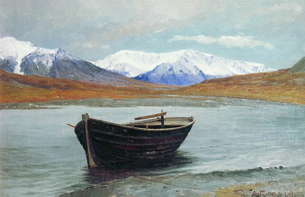 Aleksandr Borisov - Dal van de rivier de Matotsjka, Nova Zembla (1896)