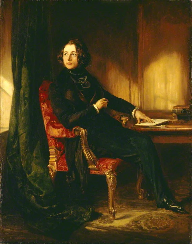 Daniel Maclise - Charles Dickens (1839)