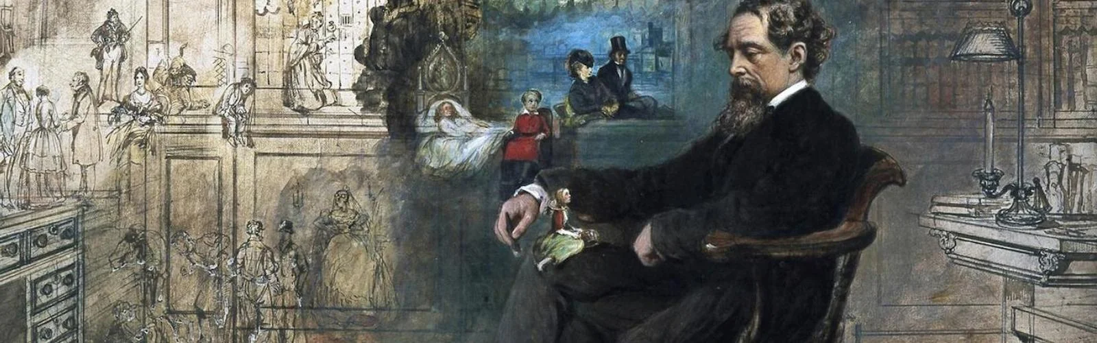 Robert William Buss – Dickens’ Dream (uitleg onderaan)