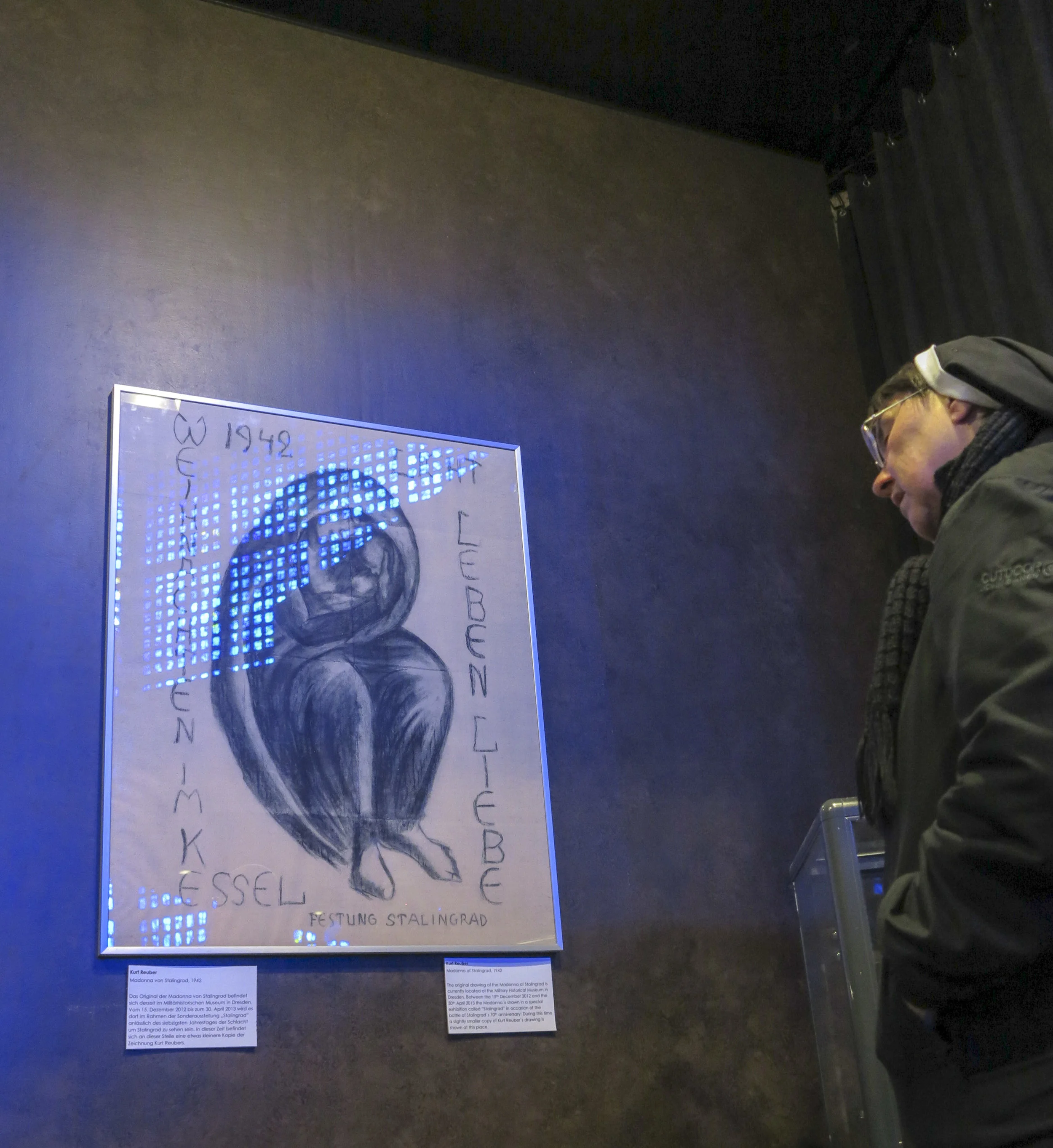De Madonna van Stalingrad in Berlijn
