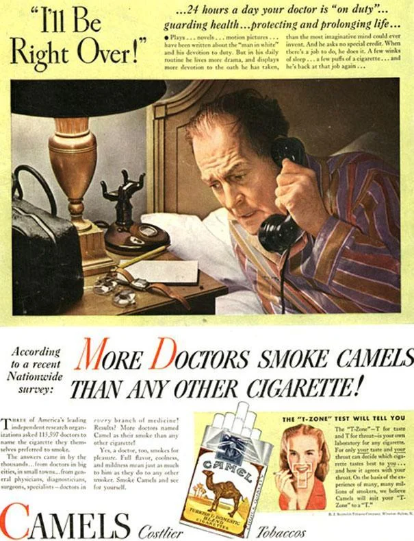 1946 ad for Camel cigarrettes