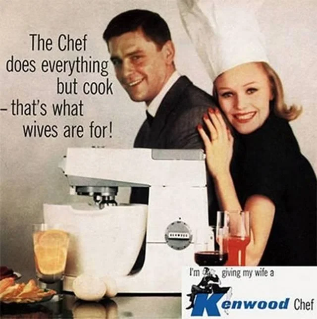 1961 ad for Kenwood Chef mixer