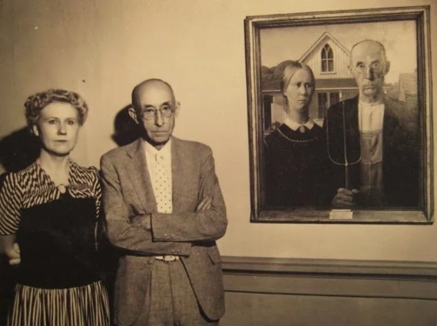 The Real-Life Models of 'American Gothic'