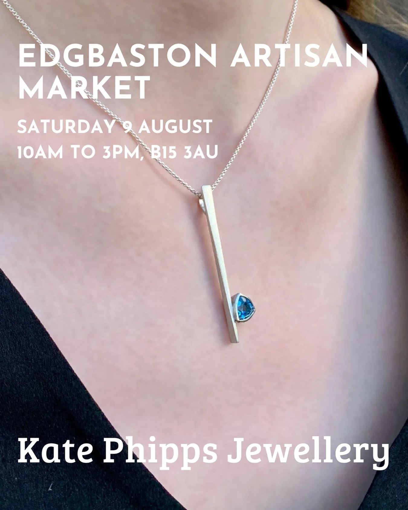 Tomorrowis my last event for the Summer. I’ll be at the wonderful Edgbaston Artisan Market between 10&3 tomorrow on Greenfield Crescent. If you haven’t visited this market before, it’s a great mix of food, art and craft, all on