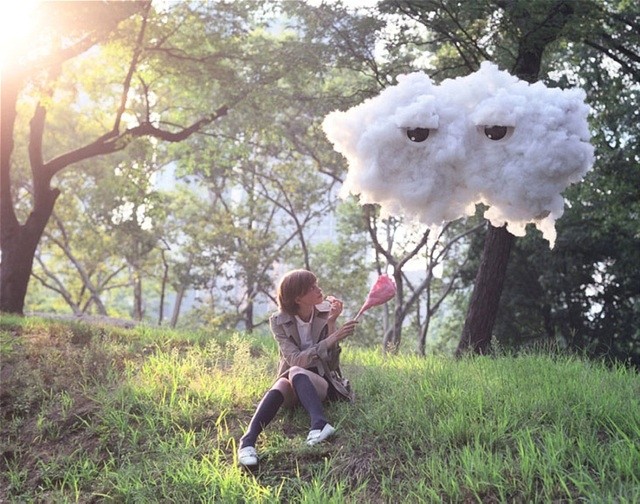 Not sure quite what this image has to do with breathing.... but she looks super relaxed.... and it's very cute! 