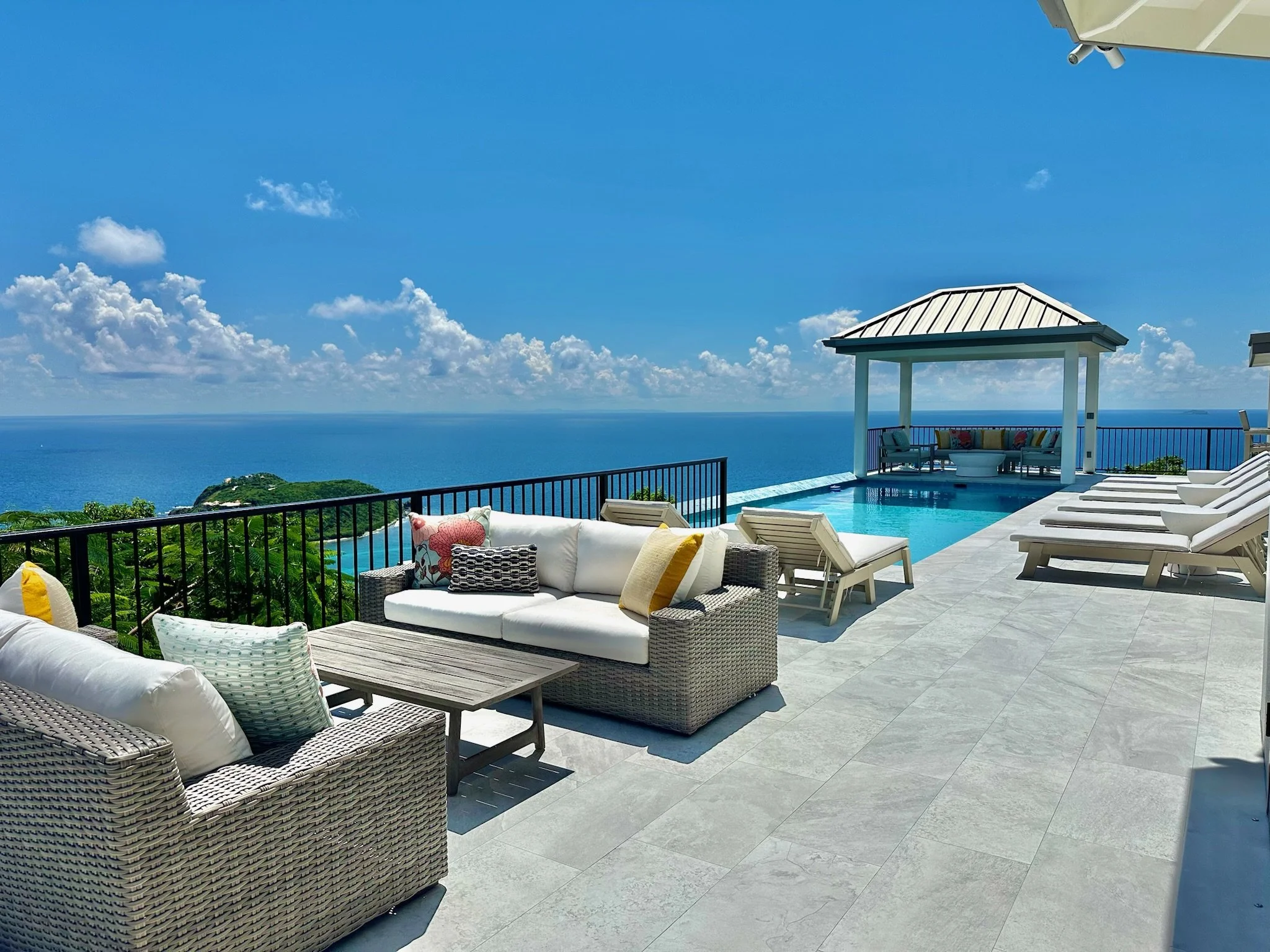 Luxury St. John villa overlooking the Caribbean