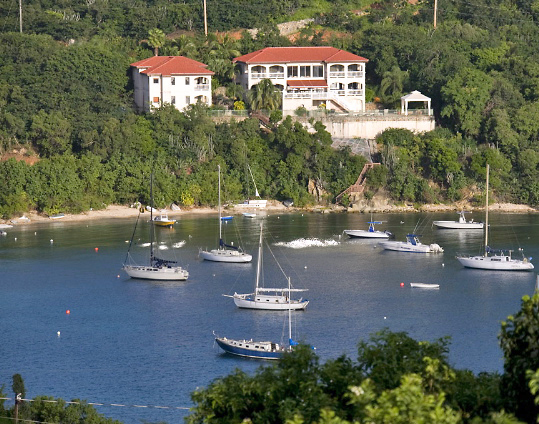 Beachfront villa St John Virgin Islands for Sale View