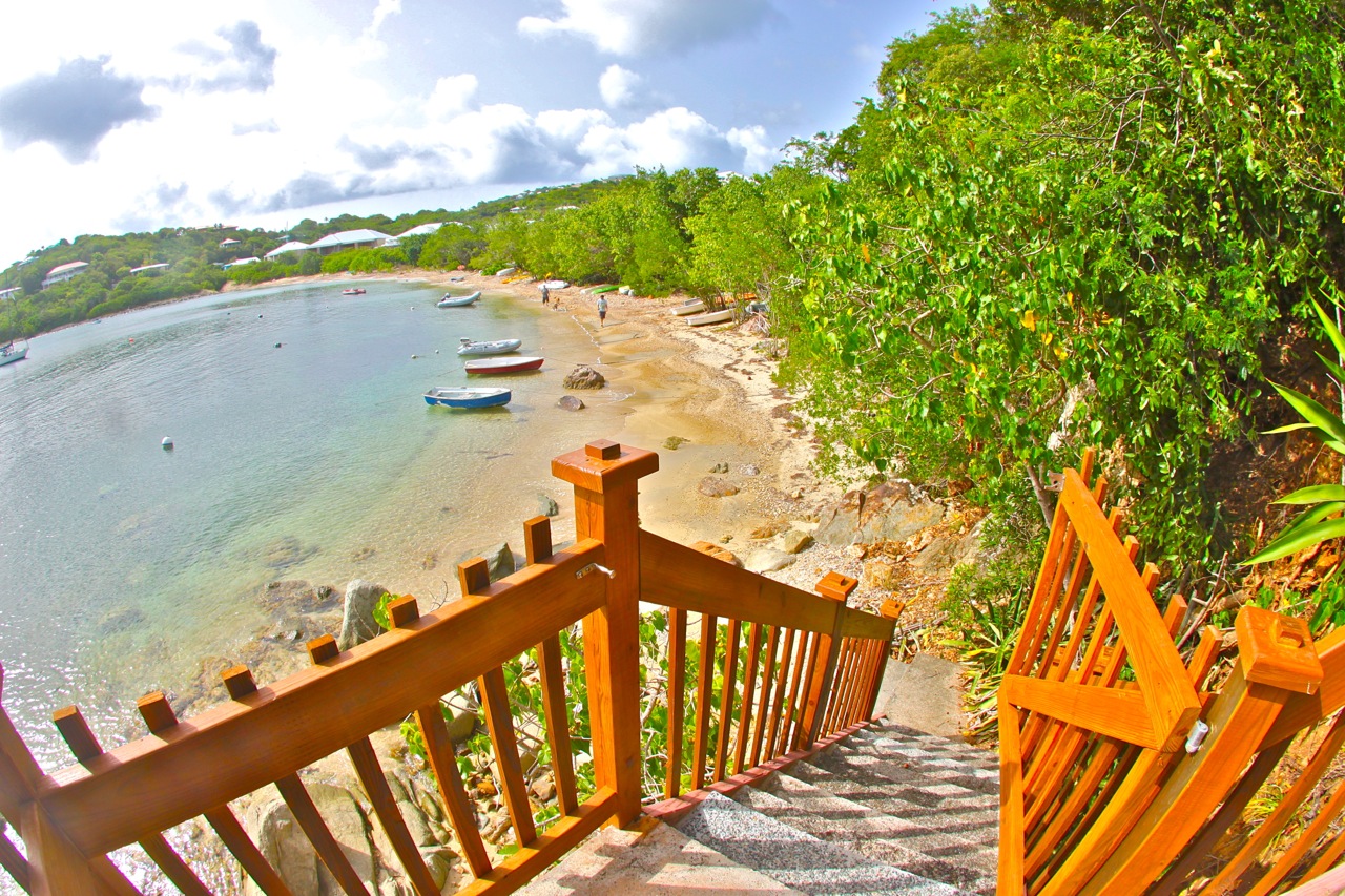 Beachfront villa St John Virgin Islands for Sale Beach View