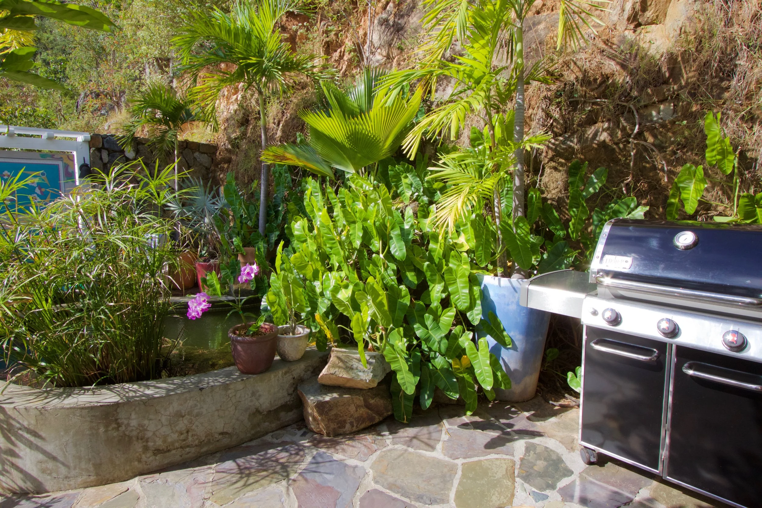 Sea Rock - Virgin Islands Villa Grill area