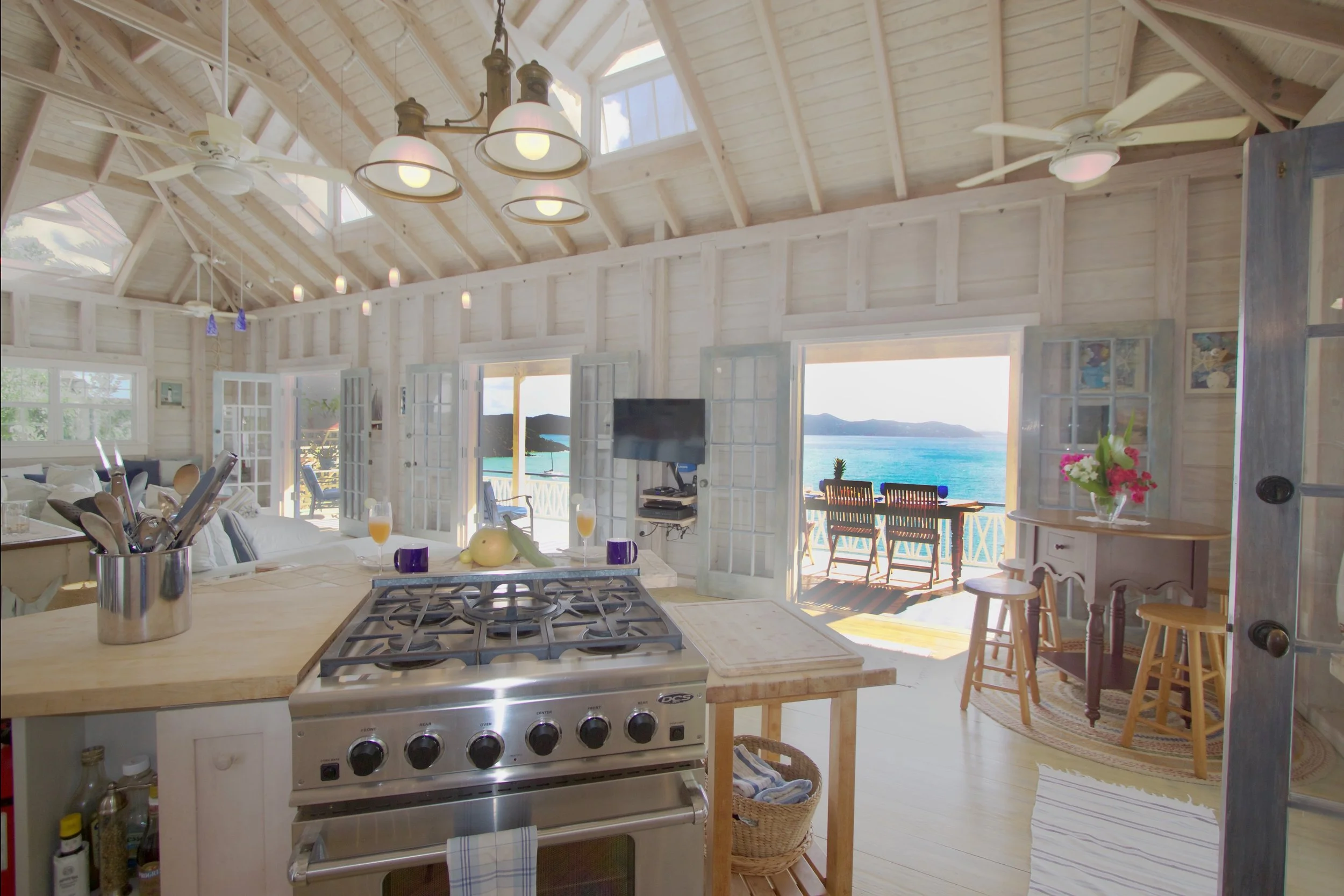 SeaRock St John Virgin Islands Villa Kitchen