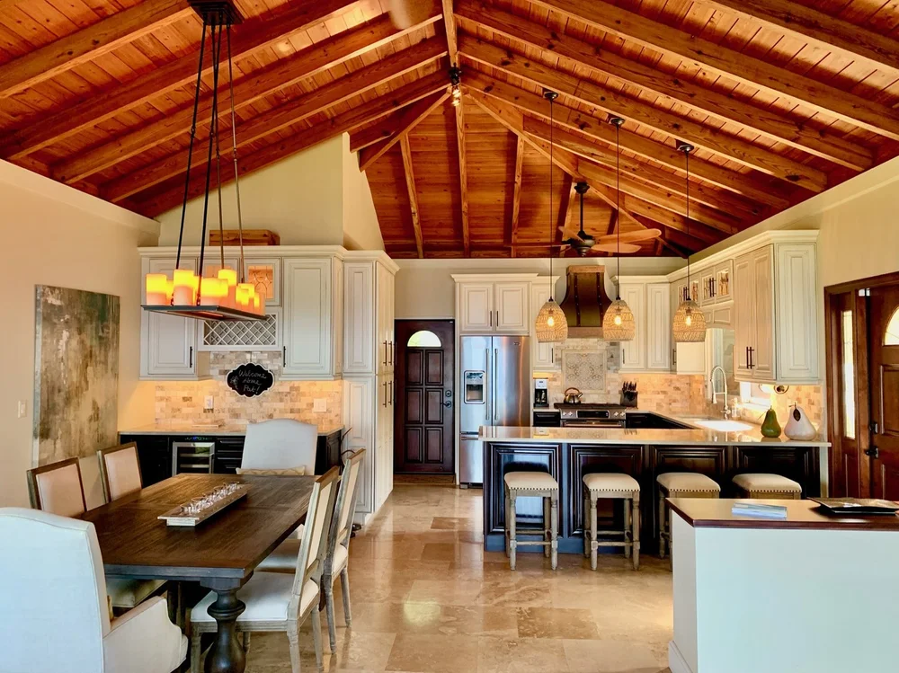 Refined St. John villa living space
