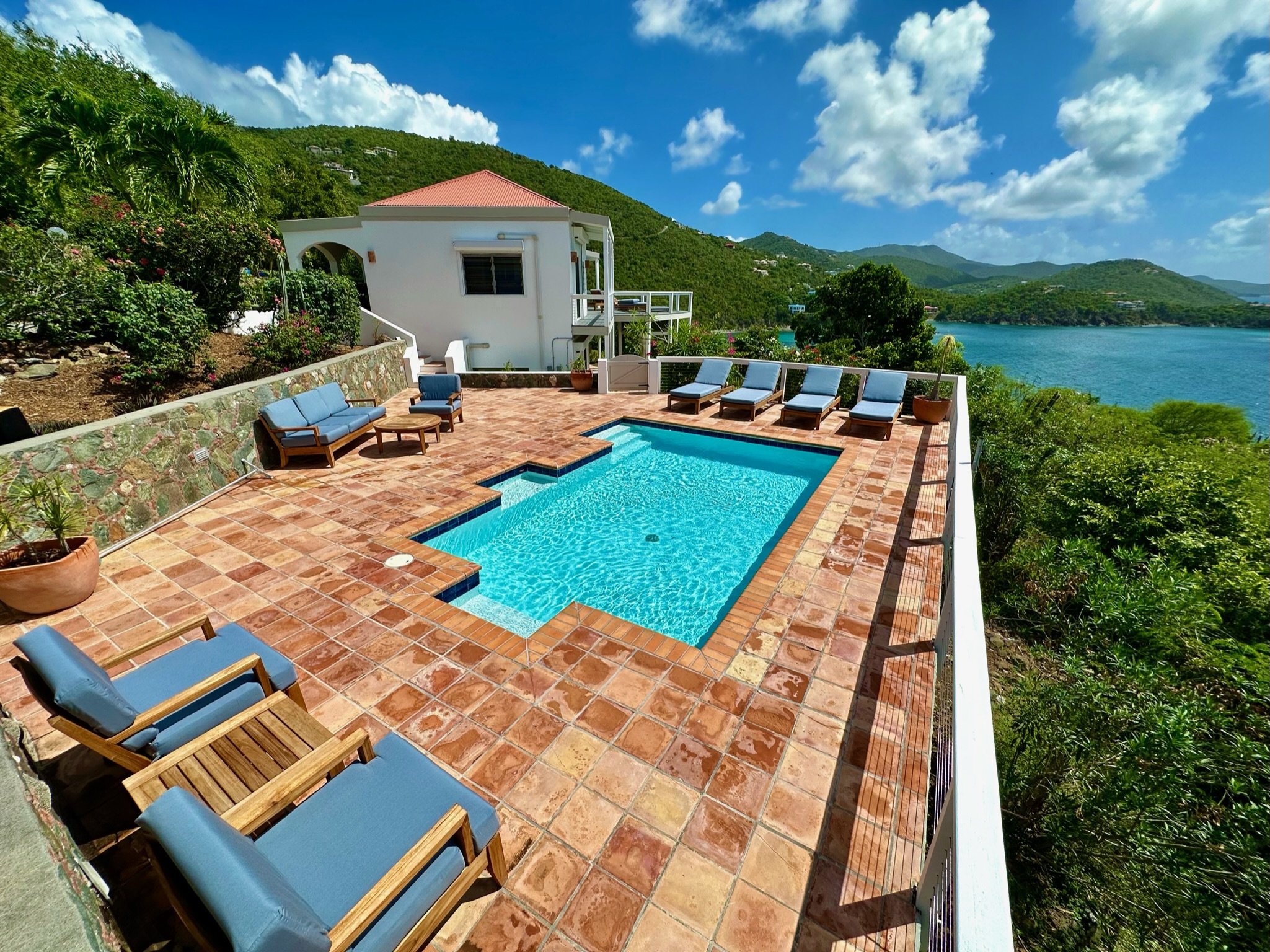 Villa pool deck