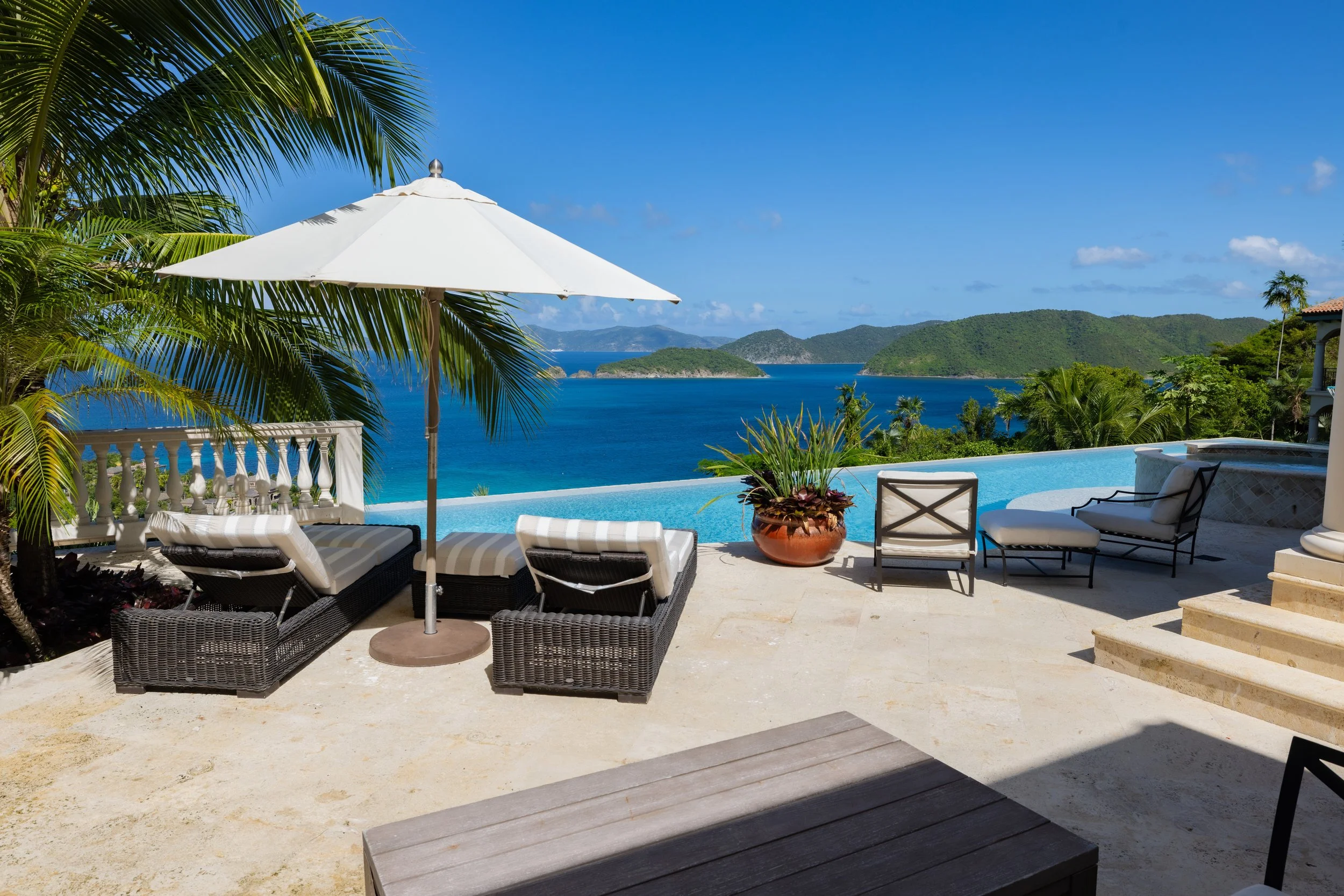 Looking out at Cinnamon Bay