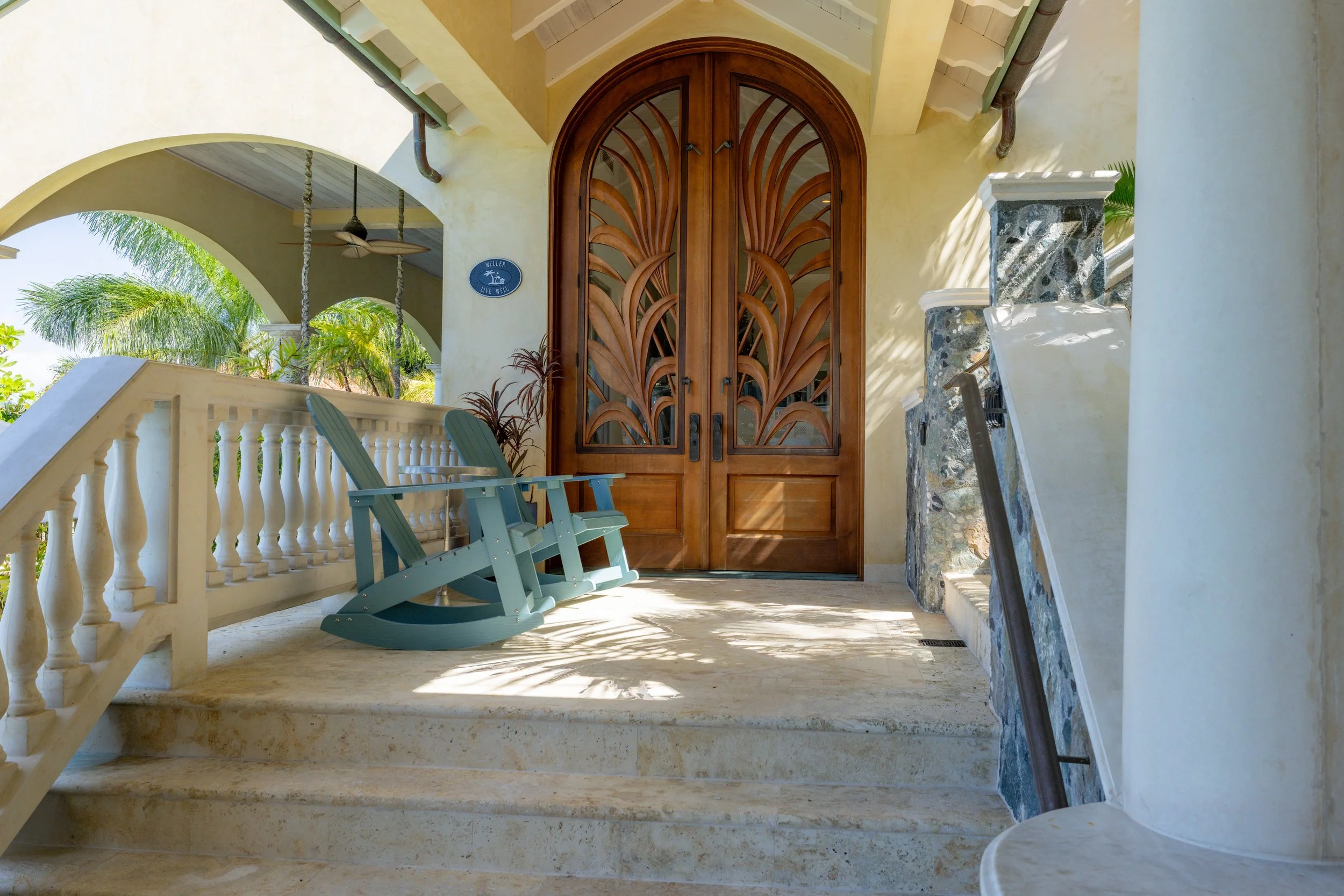 Beautiful large entry doors