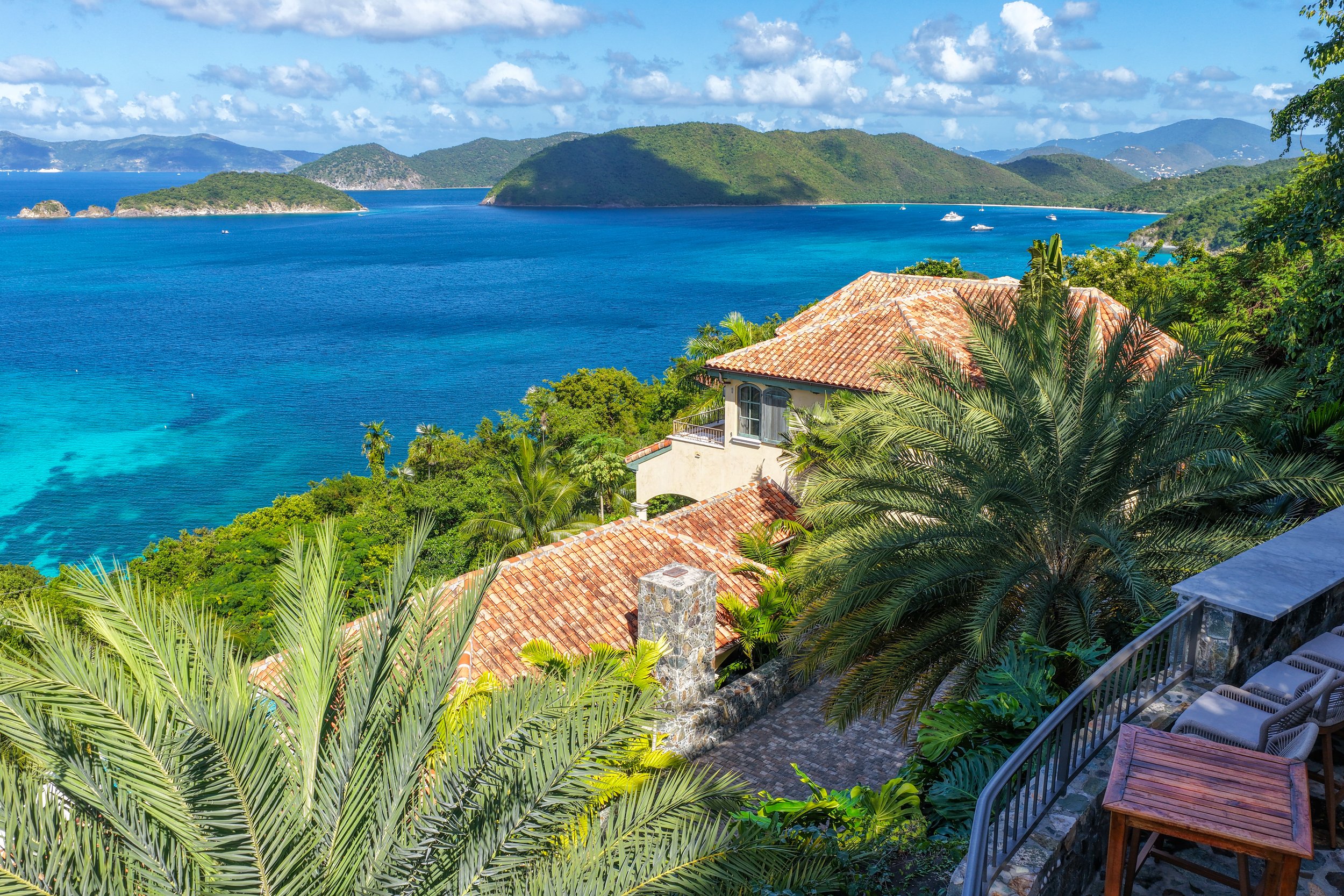 Drone footage of Villa Insatiable