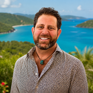 Jared Warren, St. John real estate broker and owner of Unique Island Assets