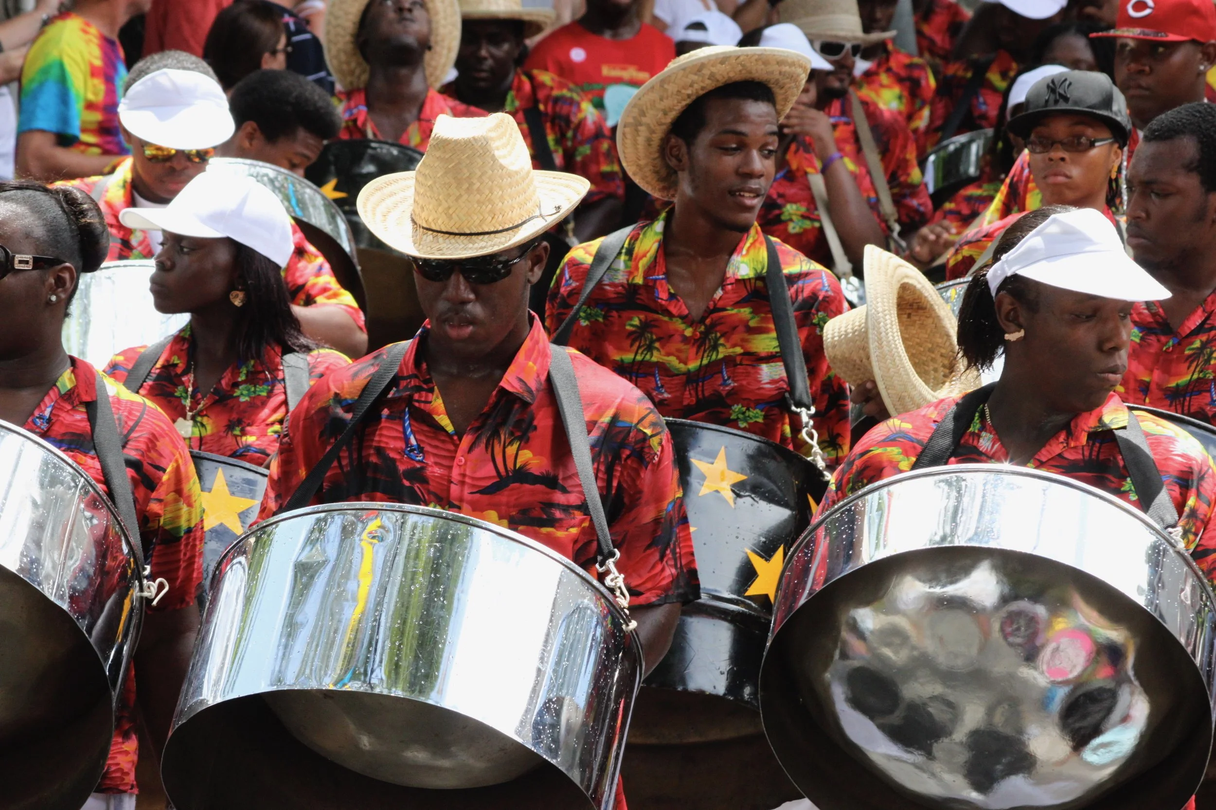 Steel pan music at St. John Carnival