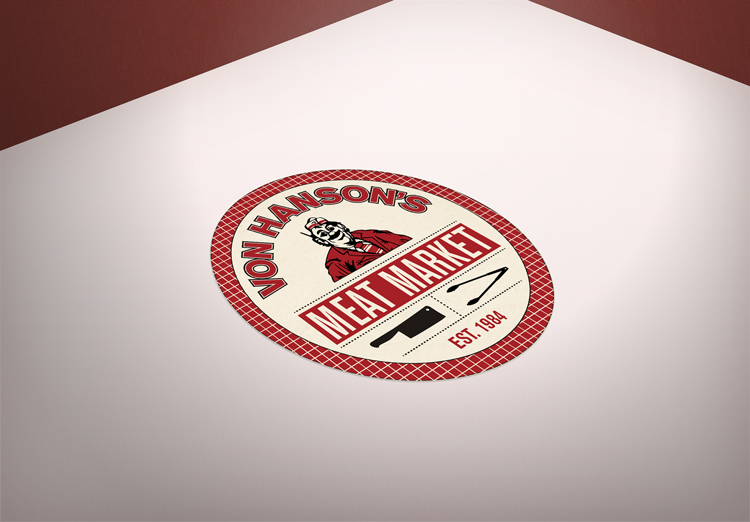 VonHanson's Meats // Logo Design