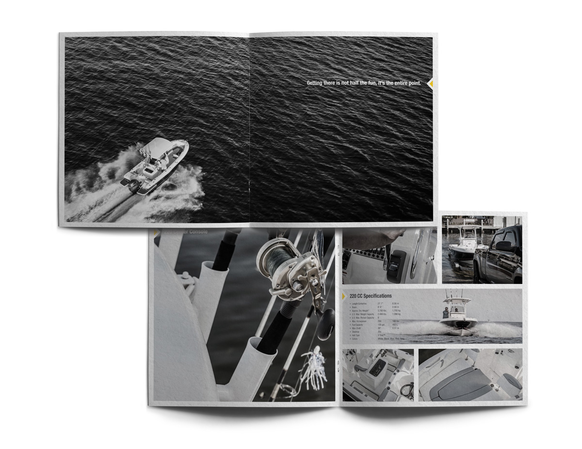 Striper Boats - brochure design