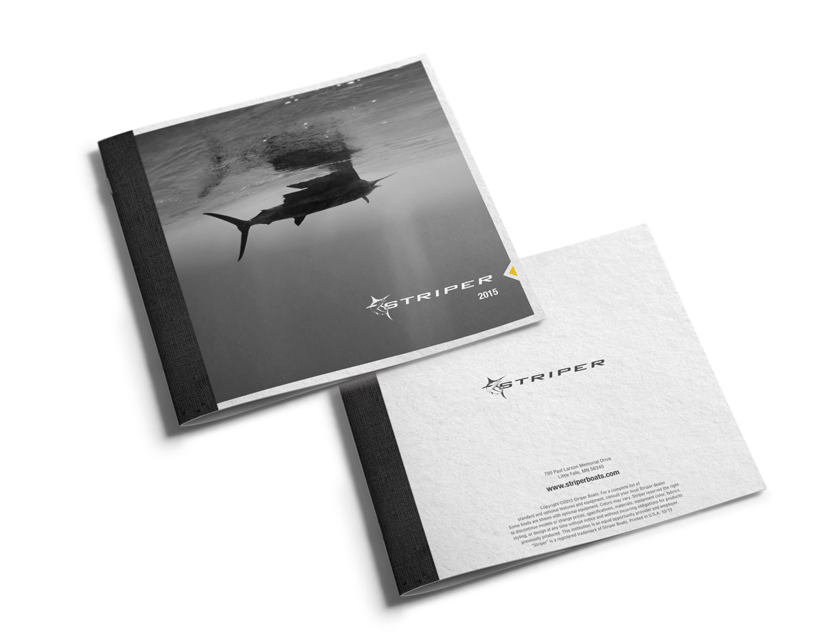 Striper Boats - Brochure Design // Art Direction & Design