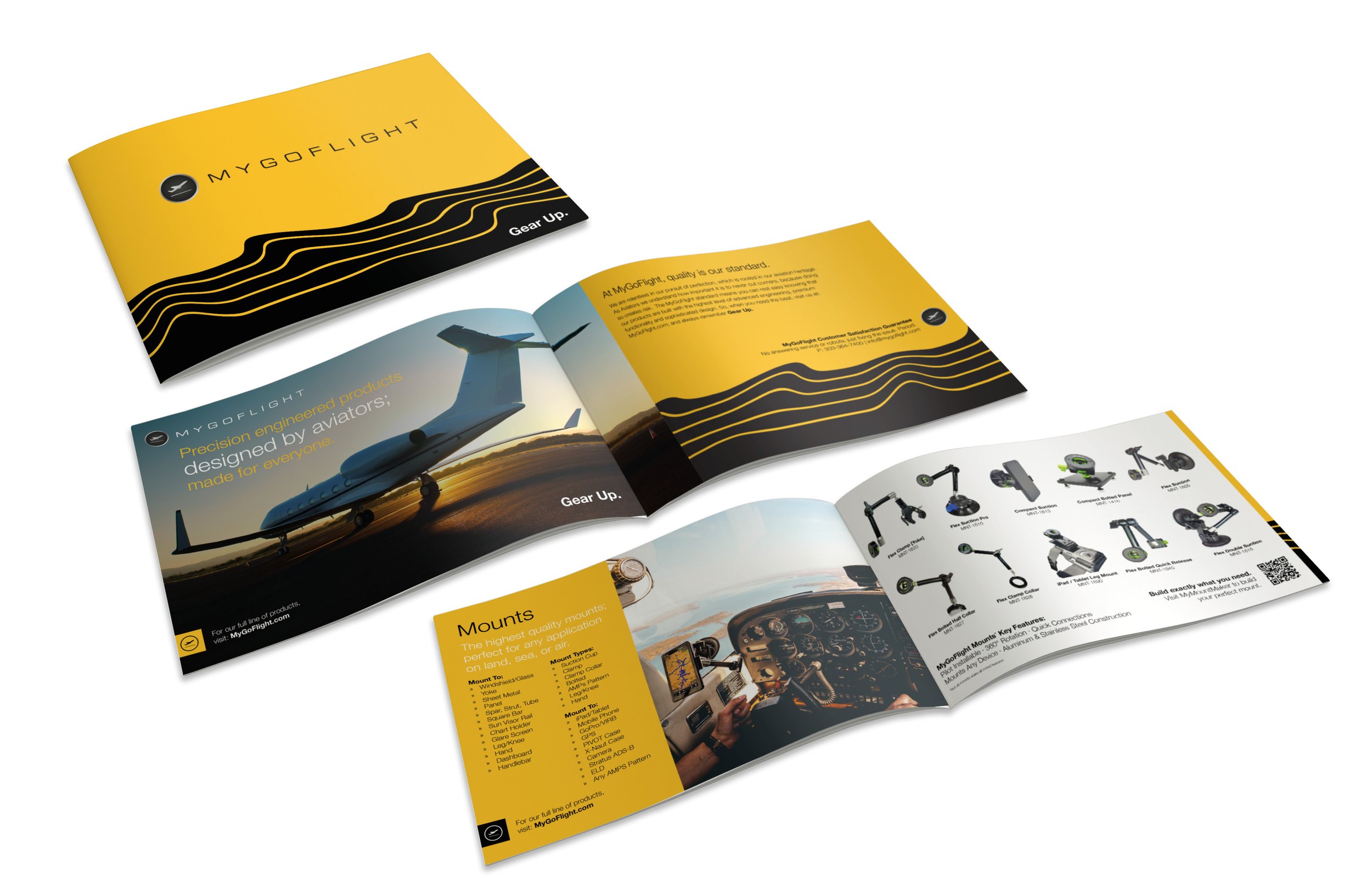 MyGoFlight Brochure // Creative Direction, Art Direction, Design, Layout, Production