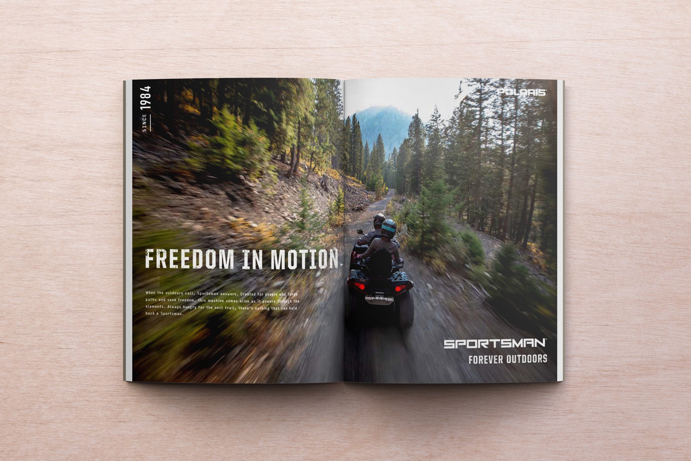 Polaris Sportsman - Freedom In Motion  // Art Direction & Design