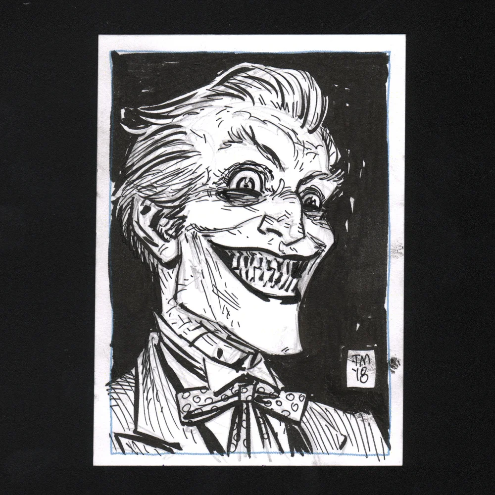 Joker Sketch Card Colonel Tony Moore