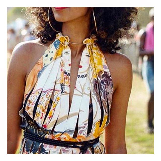 About last Weekend ... &quot;Afropunk&quot; Our  Collaboration with Mokshini! Leather striped and knotted Top by us and hand painted and worn by @Mokshini... Read the backstory over @wsvdesign 
#fashionblooger_de #bohemian #hippie #fashionmixedgirl #