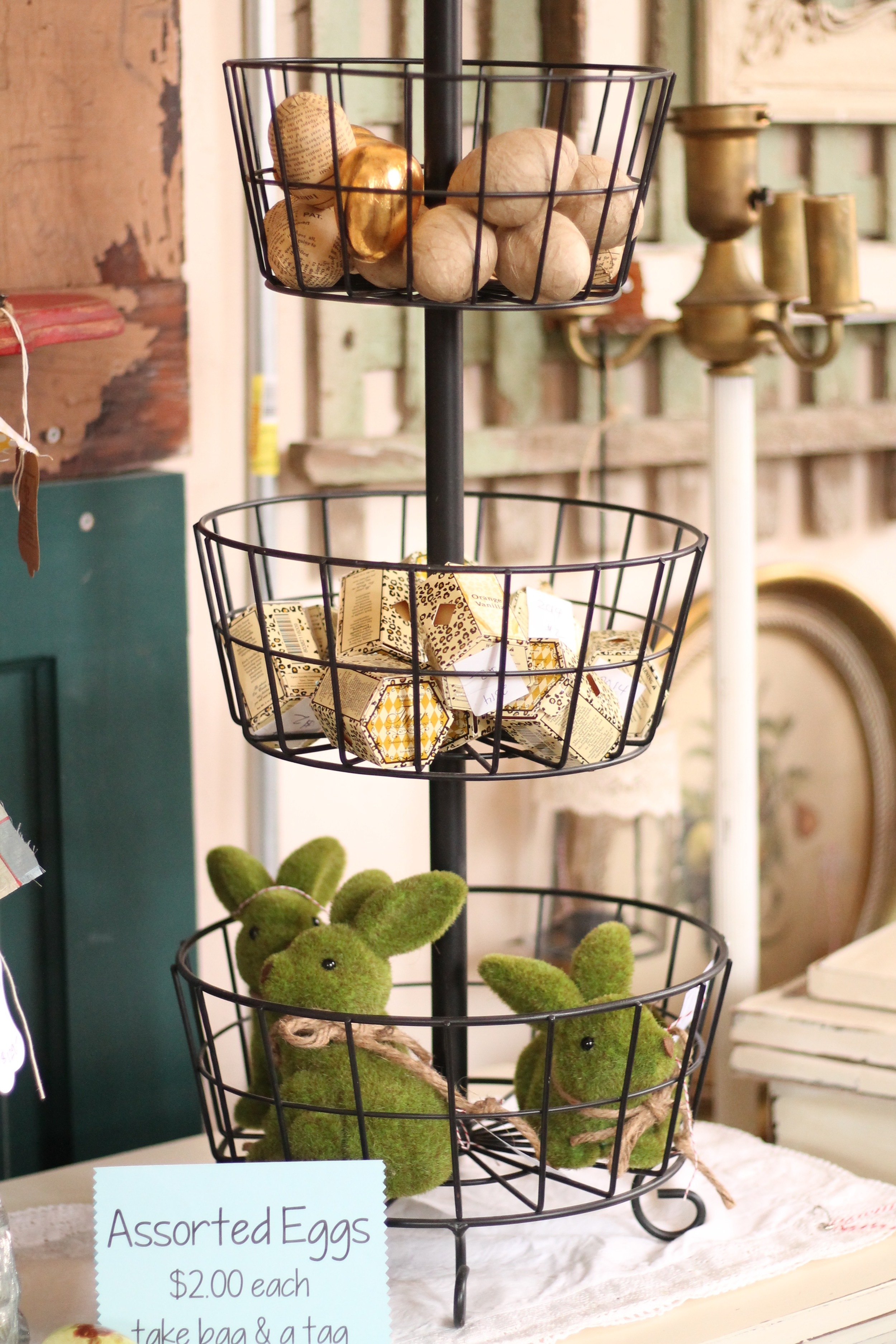 These little mossy bunnies would be a great addition of color for spring. Photo from: Anna Huff