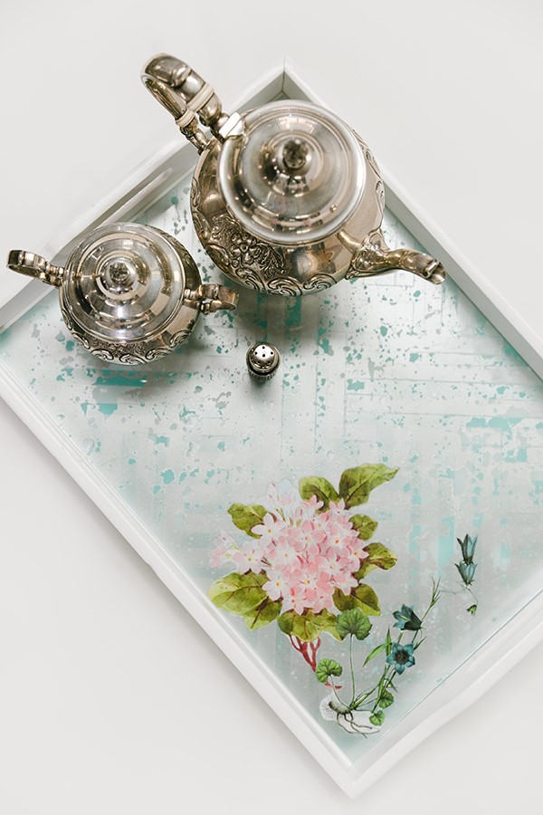 Photo by: Amy Howard Home http://www.amyhowardhome.com/blog-list/2016/4/8/decoupage-tray