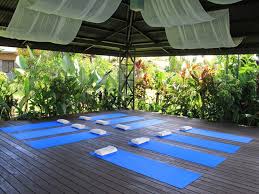 We also loved this outdoor Yoga area! 