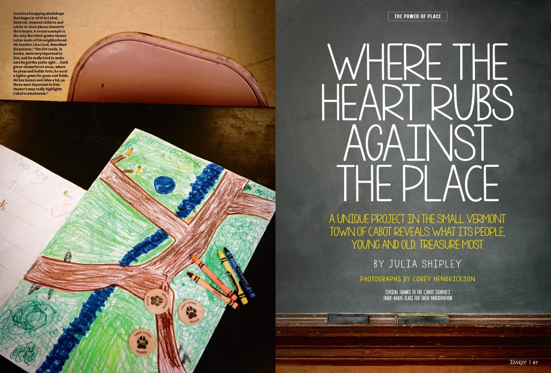 Client: Yankee magazine Art Direction + Design: Lori Pedrick Photography: Corey Hendrickson