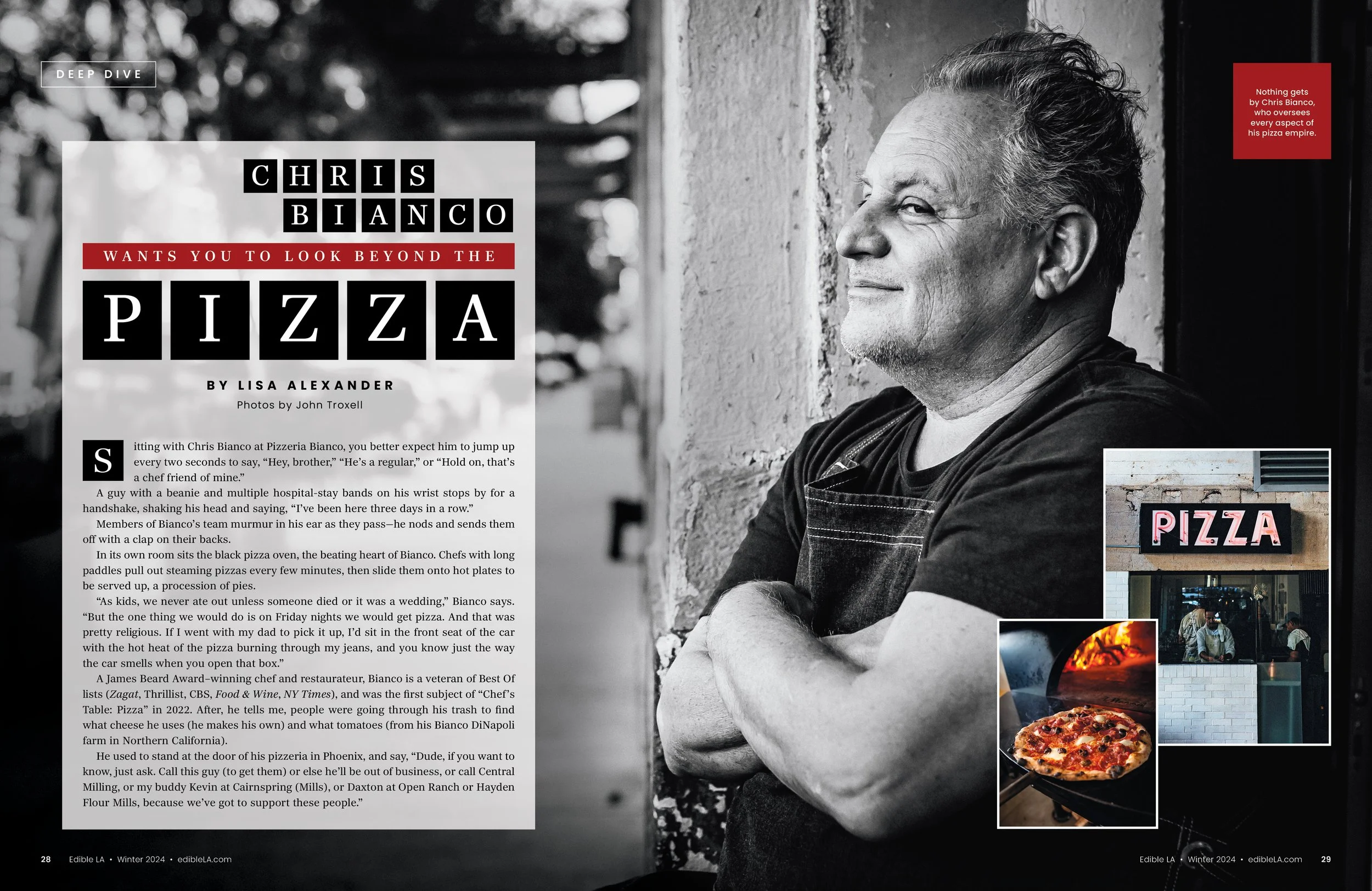 Client: Edible LA magazine Design: Lori Pedrick