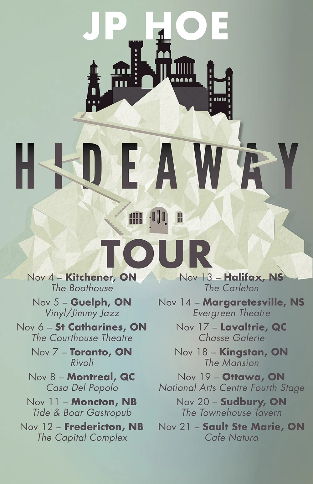 Nov 9 - Quebec City, QC