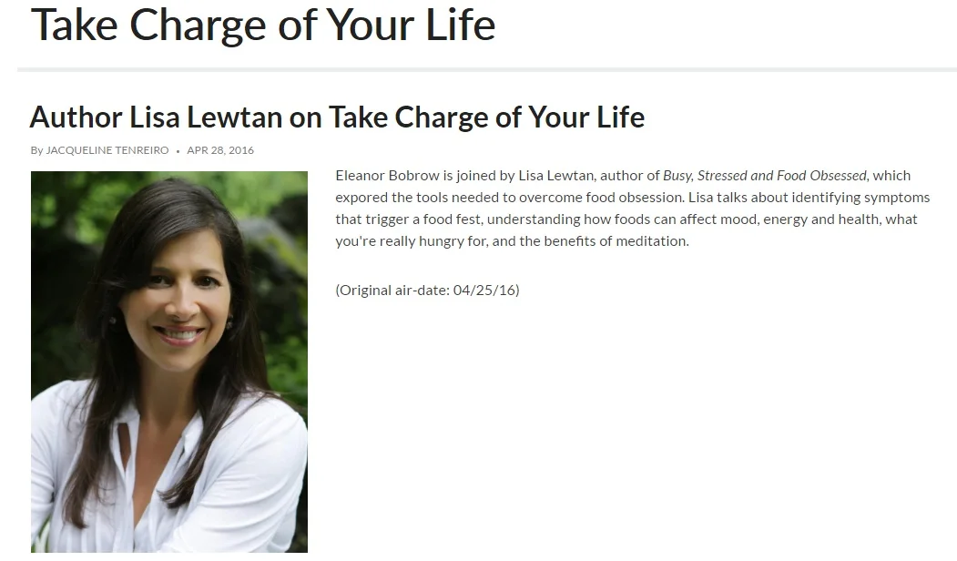 Lisa Lewtan on Take Charge of Your Life