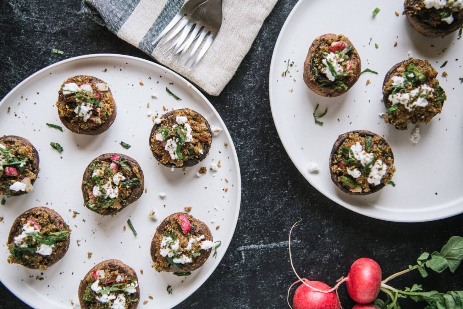 Stuffed Mushrooms for the Teff Company