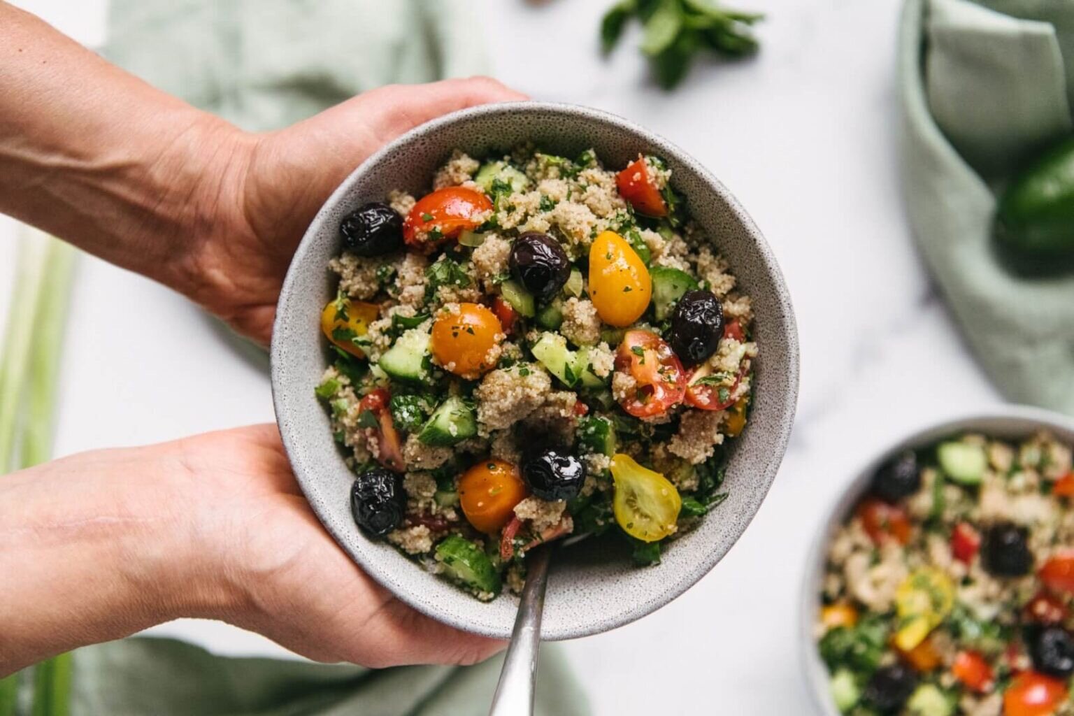 Tabbouleh Teff Bowl for the Teff Company