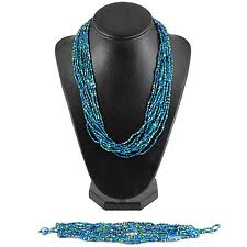 12 Strand Beaded Necklace