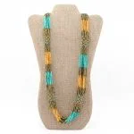 Beaded Tube Necklace