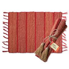 Vetiver root placemats from Zen Zen made in Indonesia , come in to smell the unique root the mats are made from.